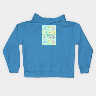 Kawaii Dinosaur Pattern Kids Hoodie